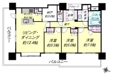 3SLD・K+WIC<br>86.04m²