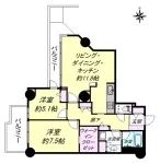 2LDK+WIC<br>70.30m²