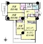 3LDK+WIC<br>90.60m²