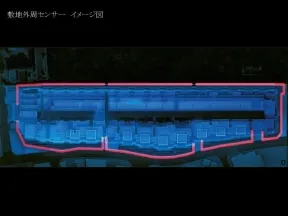 敷地外周センサーイメージ図