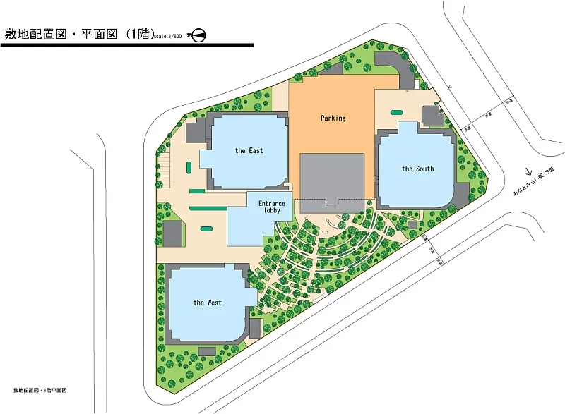 敷地配置図