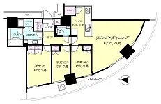 ３LD・K<br>８８．３７m²　