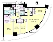 ４LD・K+納戸<br>１０２．８４m²　