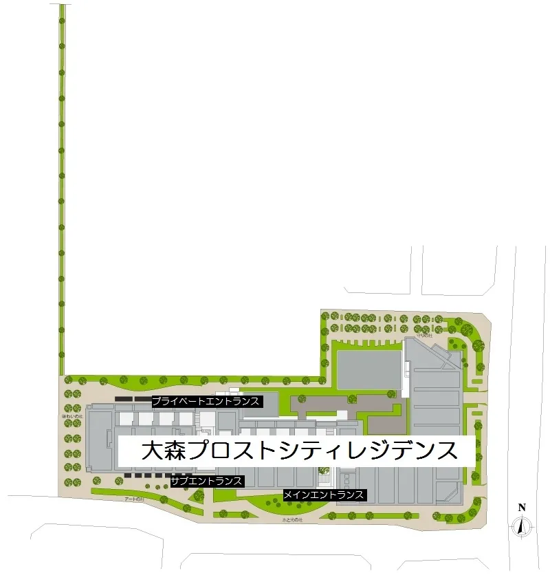 敷地配置図