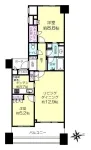 2LDK<br>68.85m²