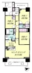 3LDK+WIC<br>76.73m²