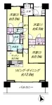 ３LDK+2WIC<br>78.36m²