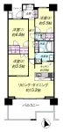 3LDK+2WIC<br>79.34m²