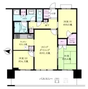 3LDK<br>70.55m²　