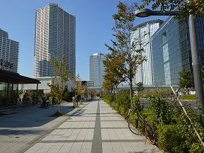 晴海通りを直進します