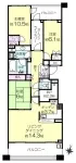 3LD・K+オープンライブラリー＋納戸＋WIC<br>96.04m²