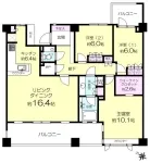3LD・K+納戸＋WIC<br>104.78m²