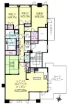 4LD・K+納戸＋WIC<br>122.51m²