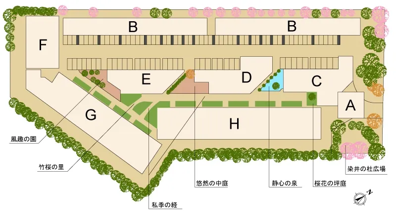 敷地配置図