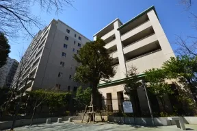 染井の杜広場から見た外観