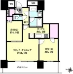 2LDK<br>57.29m²