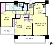 3LDK<br>88.69m²