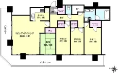 4LDK<br>61.87m²