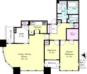 2LDK+DEN+WIC<br>97.88m²