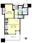 1LDK　<br>34.73m²