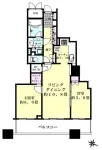 2LD・K+WIC+N　<br>60.26m²