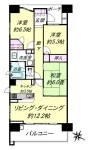 3LD・K+WIC<br>75.34m²