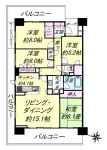 4SLD・K+2WIC<br>99.64m²