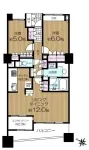 2LD・K＋コンサバトリー<br>66.32m²