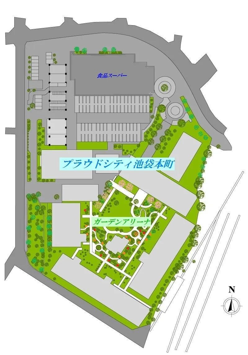 敷地配置図