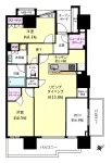 2SLD・K＋DEN＋WIC <br>82.49m²