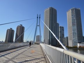 辰巳桜橋を直進