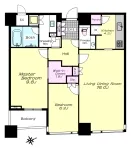 2LD・K＋WIC　<br>85.34m²