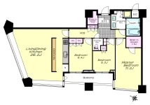 3LDK＋WIC＋SIC　<br>110.74m²