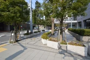 赤坂パークビルディング突き当りを右折