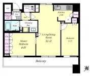 2LD・K <br>58.63m²