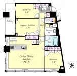 3LDK <br>86.4m²
