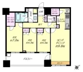 3LD・K＋WIC＋WIP <br>72.67m²