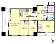 3LD・K＋WIC <br>78.81m²