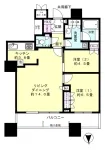 2LD・K　<br>64.70m²