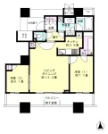 2LD・K+WIC　<br>68.66m²