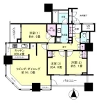 3LD・K+WIC　<br>85.33m²