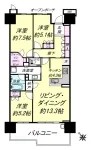 3SLD・K+WIC<br>82.69m²