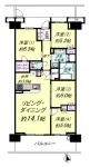 4LDK+WIC<br>85.55m²