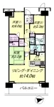 3LDK+WIC<br>80.81m²