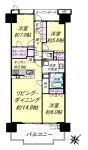 3SLD・K+WIC<br>85.13m²