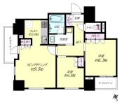 2LD・K <br>57.77m²