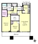 2SLD・K＋WIC <br>74.28m²