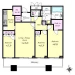 3LD・K＋WIC <br>88.95m²