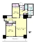 2LDK<br>64.34m²