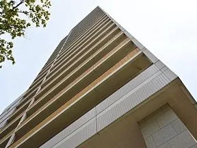 南西から見上げた外観